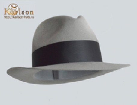 шляпа мужская фетровая Федора модель БО-65